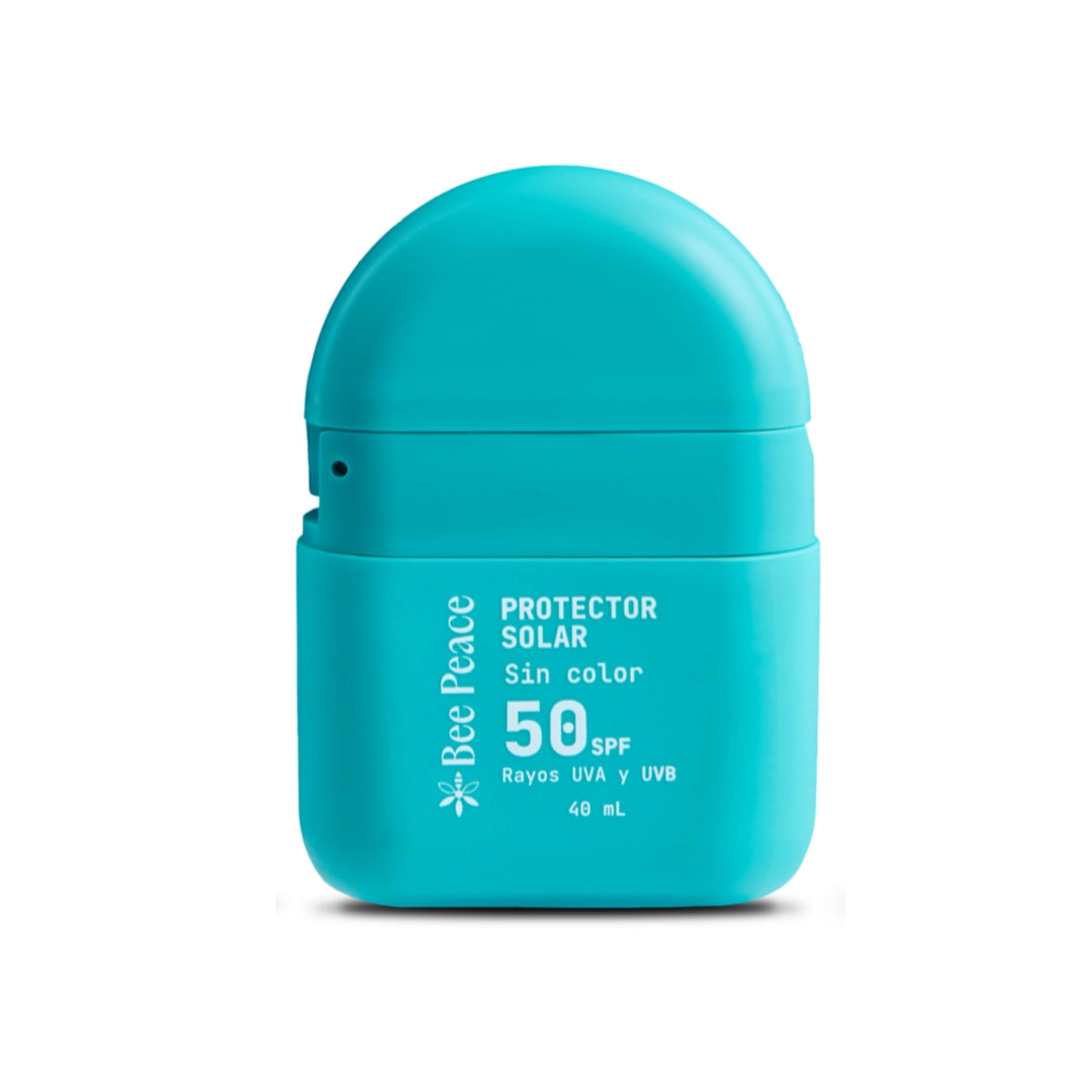 BeePeace Protector Solar Facial sin color – SPF 50 · 40 ml