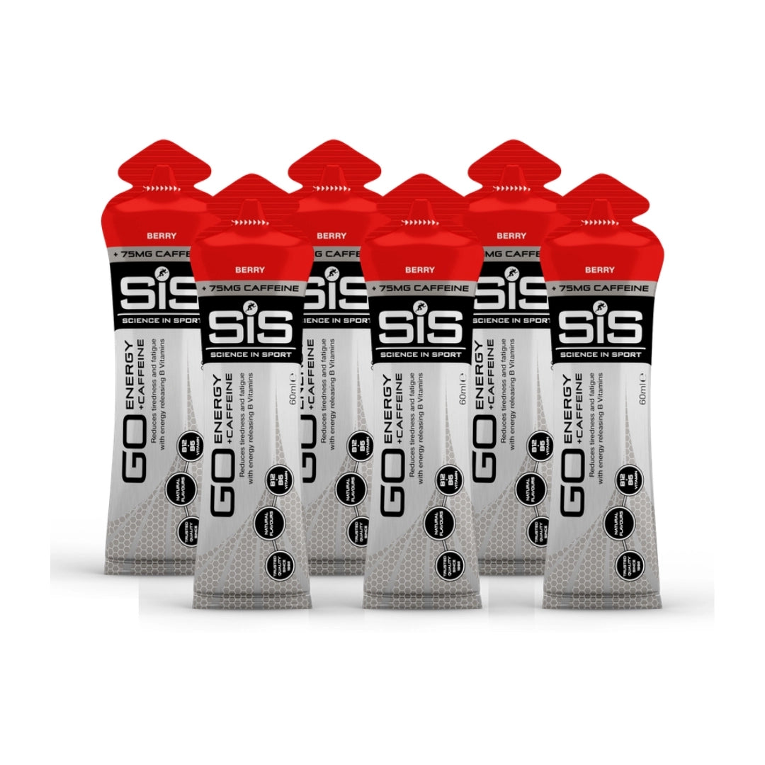 SIS GEL GO ENERGY + CAFFEINE x6