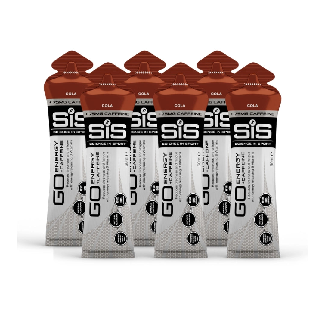 SIS GEL GO ENERGY + CAFFEINE x6